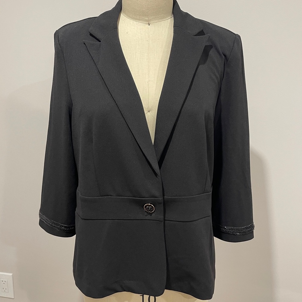 Black suit jacket